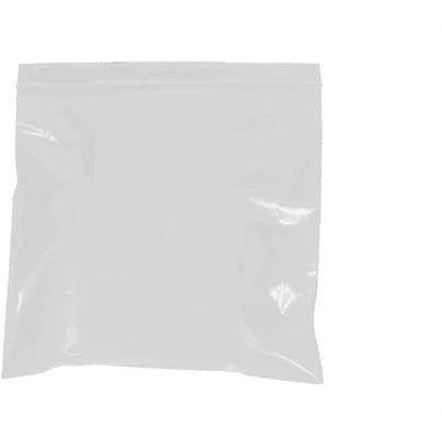 2" x 3" - 2 mil White Reclosable Poly Bags