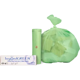 5-Gallon Plant-Based Trash Can Liner - 50 Bags