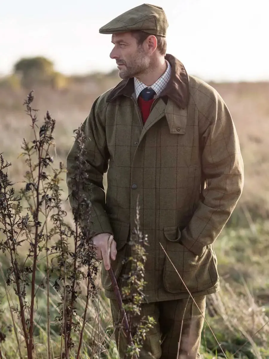 ALAN PAINE Rutland Mens Waterproof Shooting Coat - Lichen