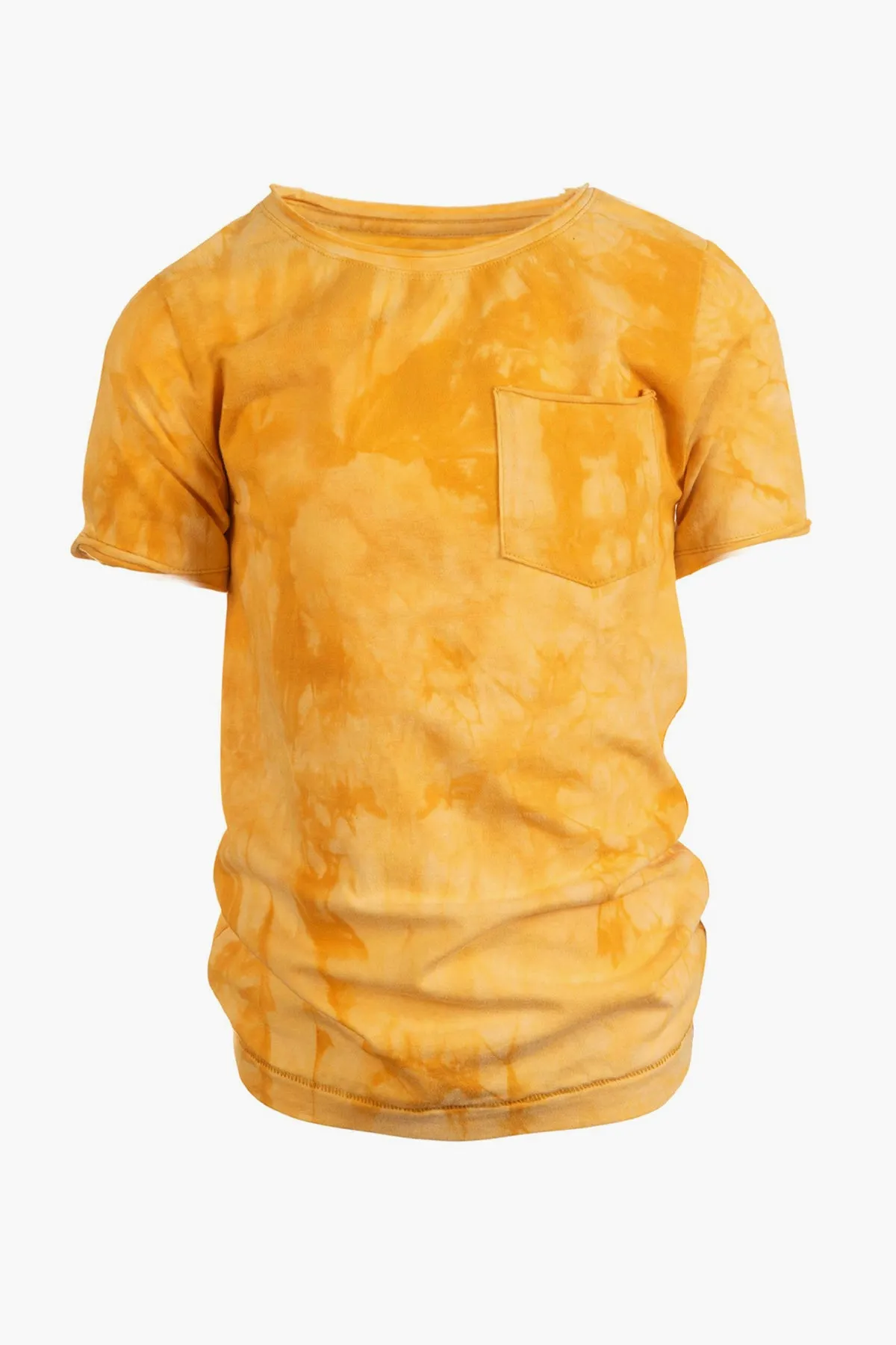 Appaman Concert Boys Shirt - Lemon Tie Dye (Size 10 left)