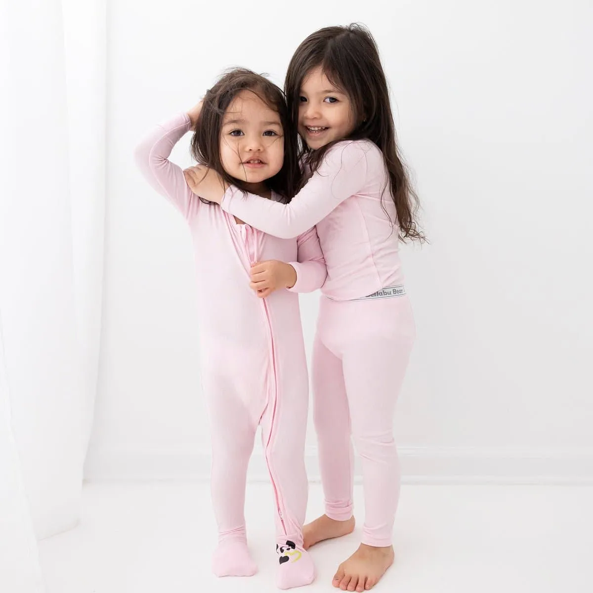 Blush Pink Bamboo Kids Pajamas