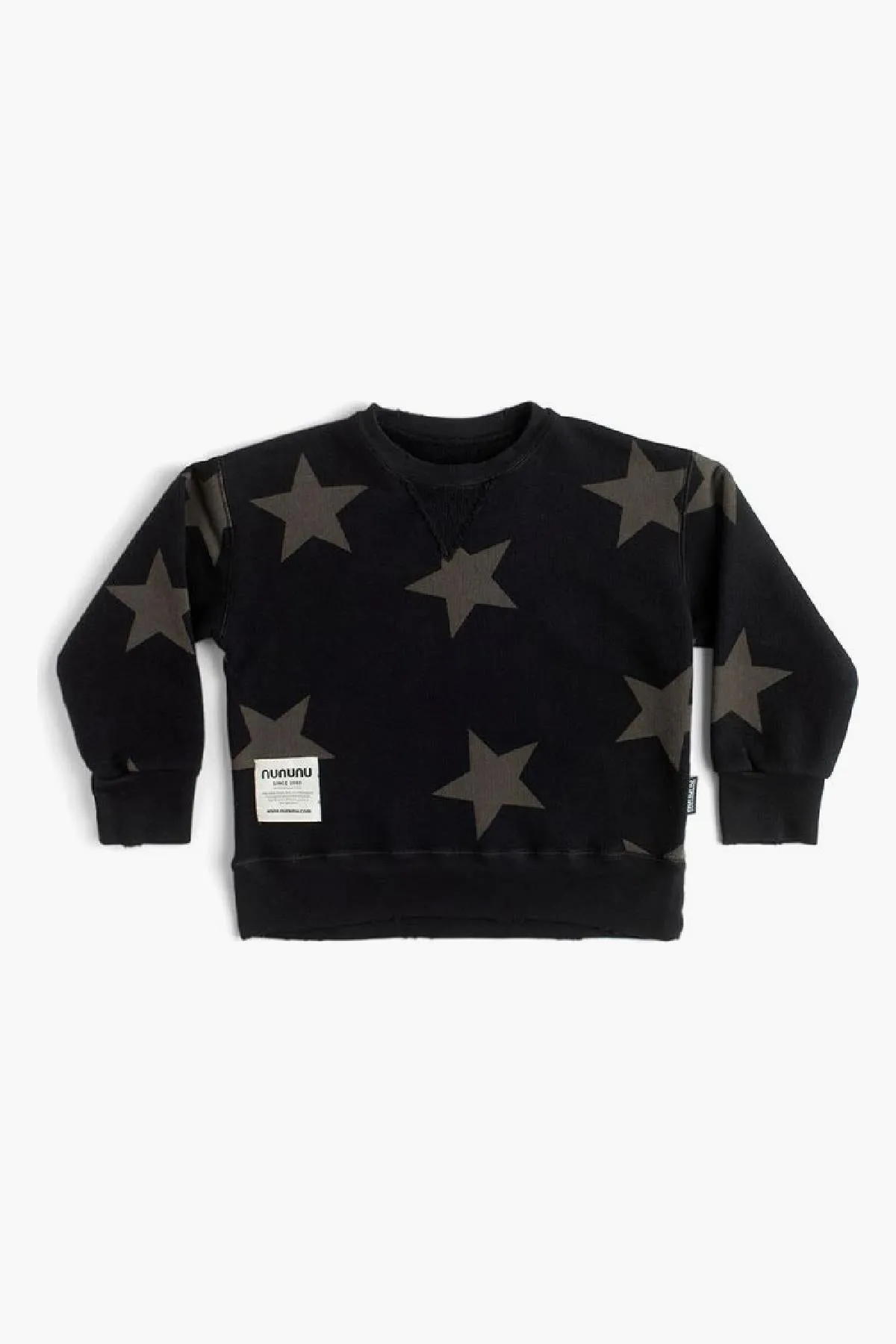 Boys Sweatshirt Nununu Star - Black