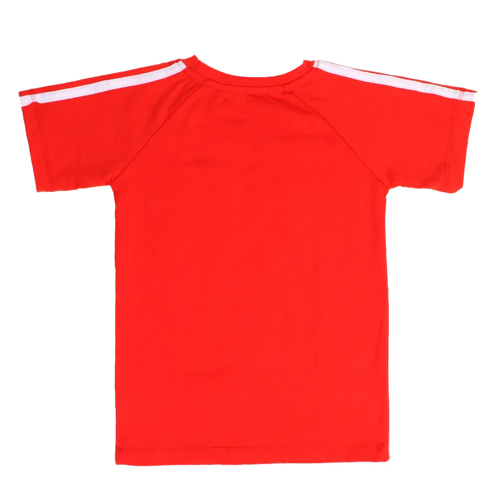 Boys T-Shirt H/S Mic-Red