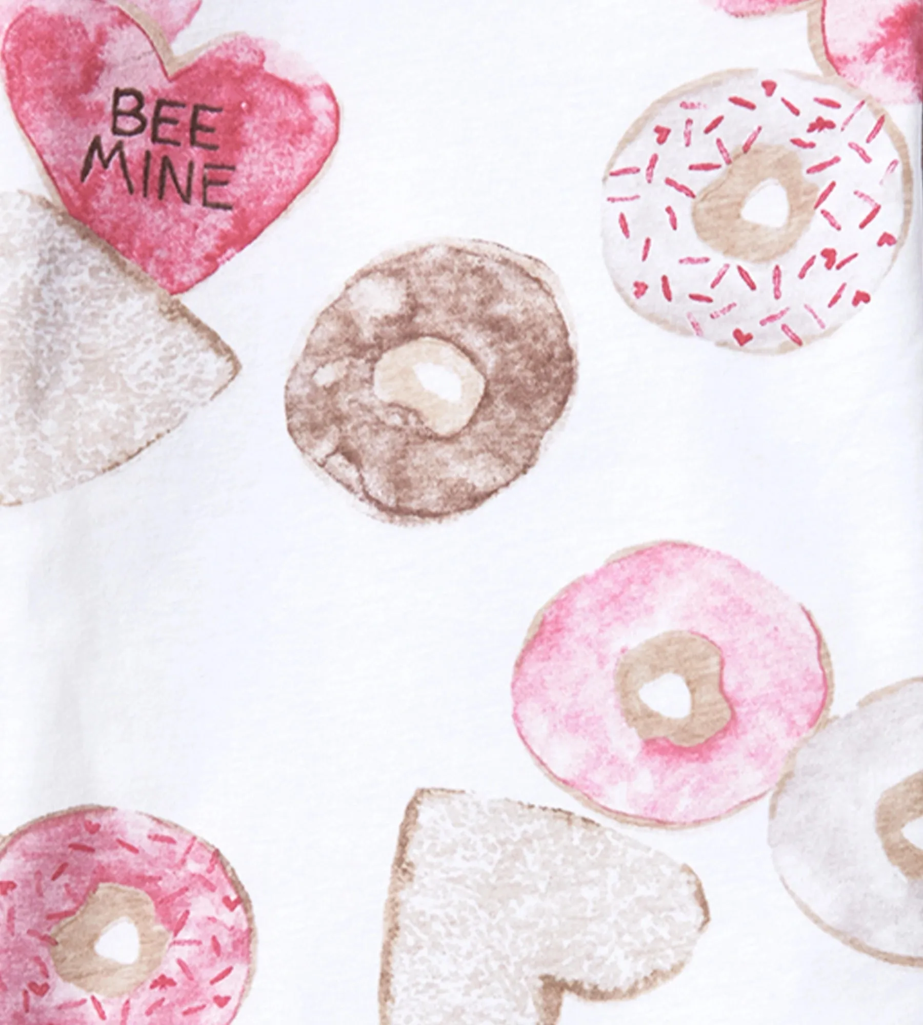 Burt's Bees Organic Two-Piece Pajamas Doughnut Crazy