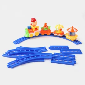 Cartoon Train Set Toy For Kids