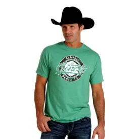 Cinch Mens S/S Green T Shirt- MTT1690211-HGN