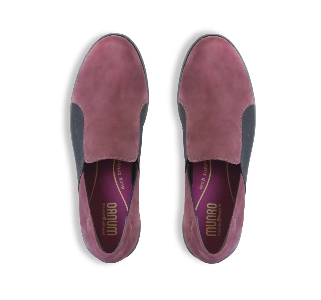 CLAY-WINE NUBUCK