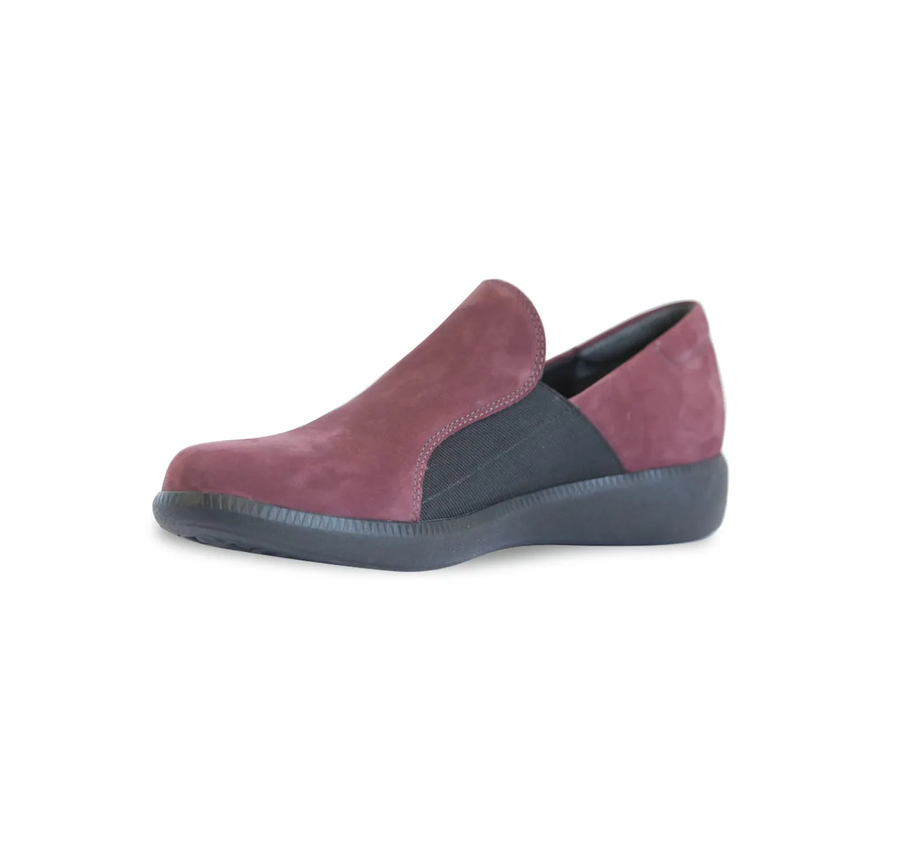 CLAY-WINE NUBUCK