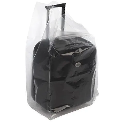 Clear Gusseted Poly Bags. 16 x 10 x 32 x 3 mil