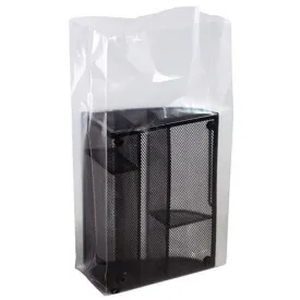 Clear Gusseted Poly Bags. 16 x 14 x 24 x 2 mil