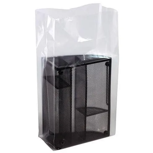 Clear Gusseted Poly Bags. 20 x 18 x 36 x 2 mil