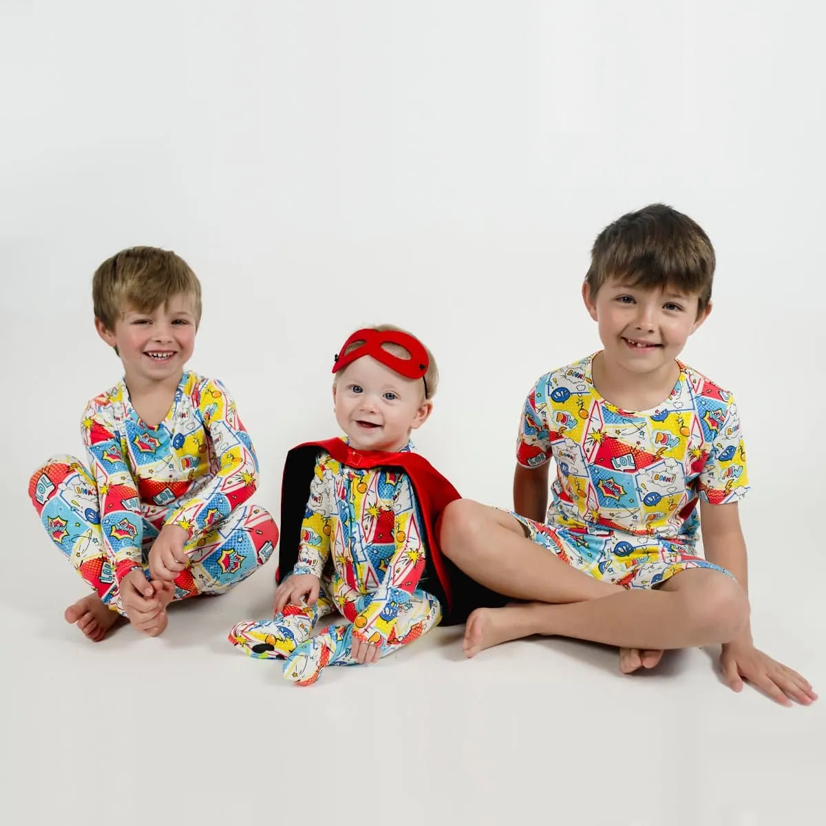 Comic Hero Bamboo Kids Pajamas