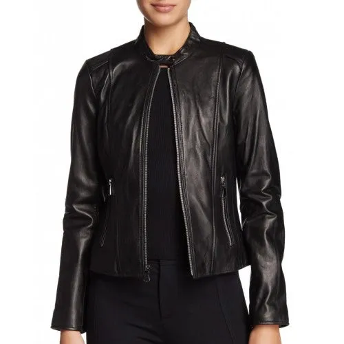 Designer Leather Jackets for Women: Megna