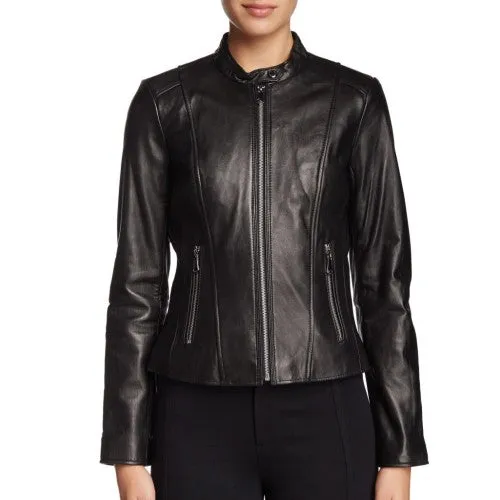 Designer Leather Jackets for Women: Megna