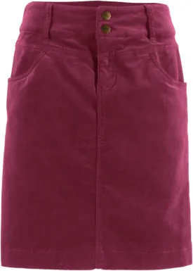 Elastic corduroy skirt Bpc Bonprix Collection, red