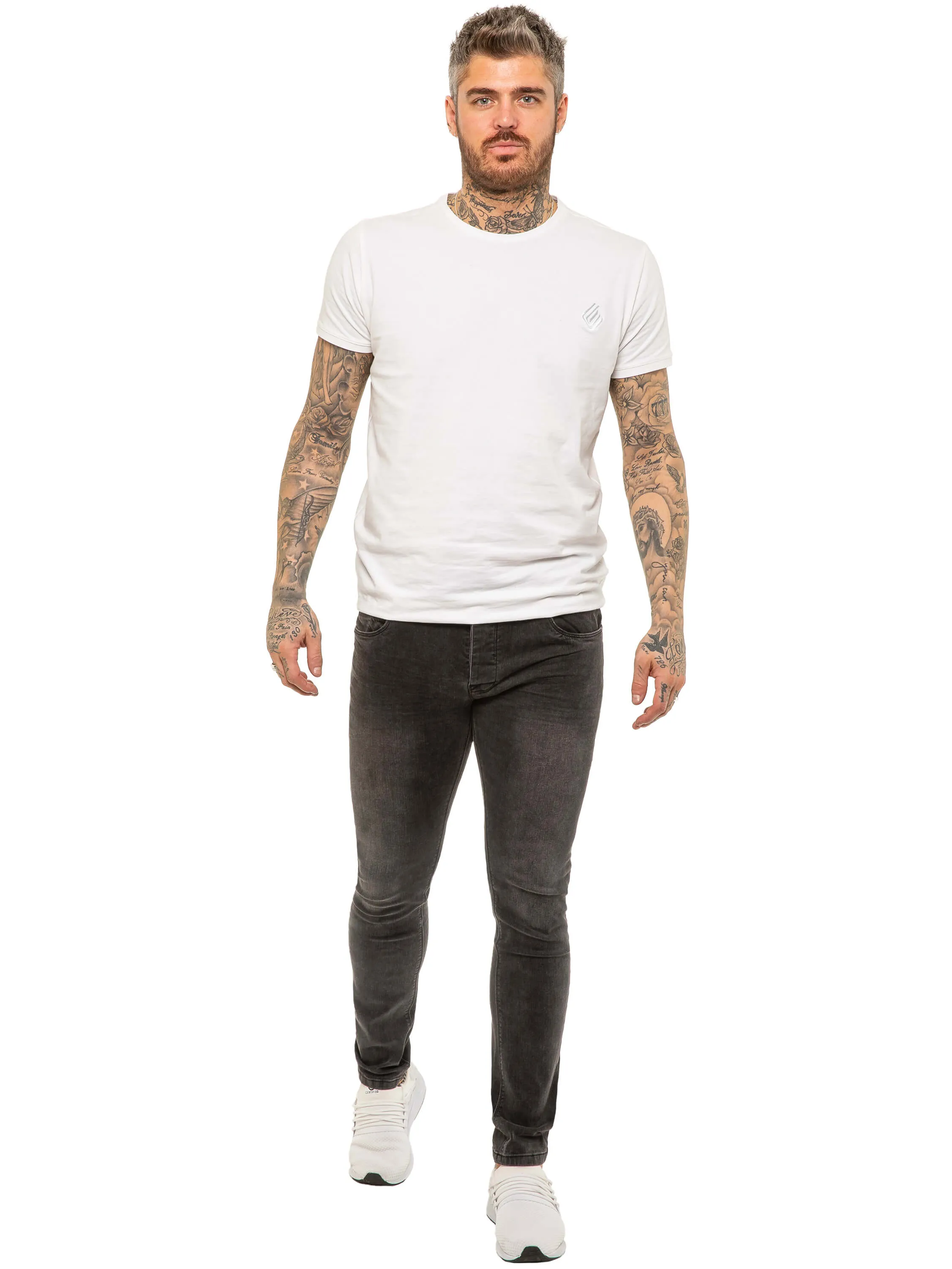 ETO | Mens Designer Basic Hyperstretch Blue Jeans