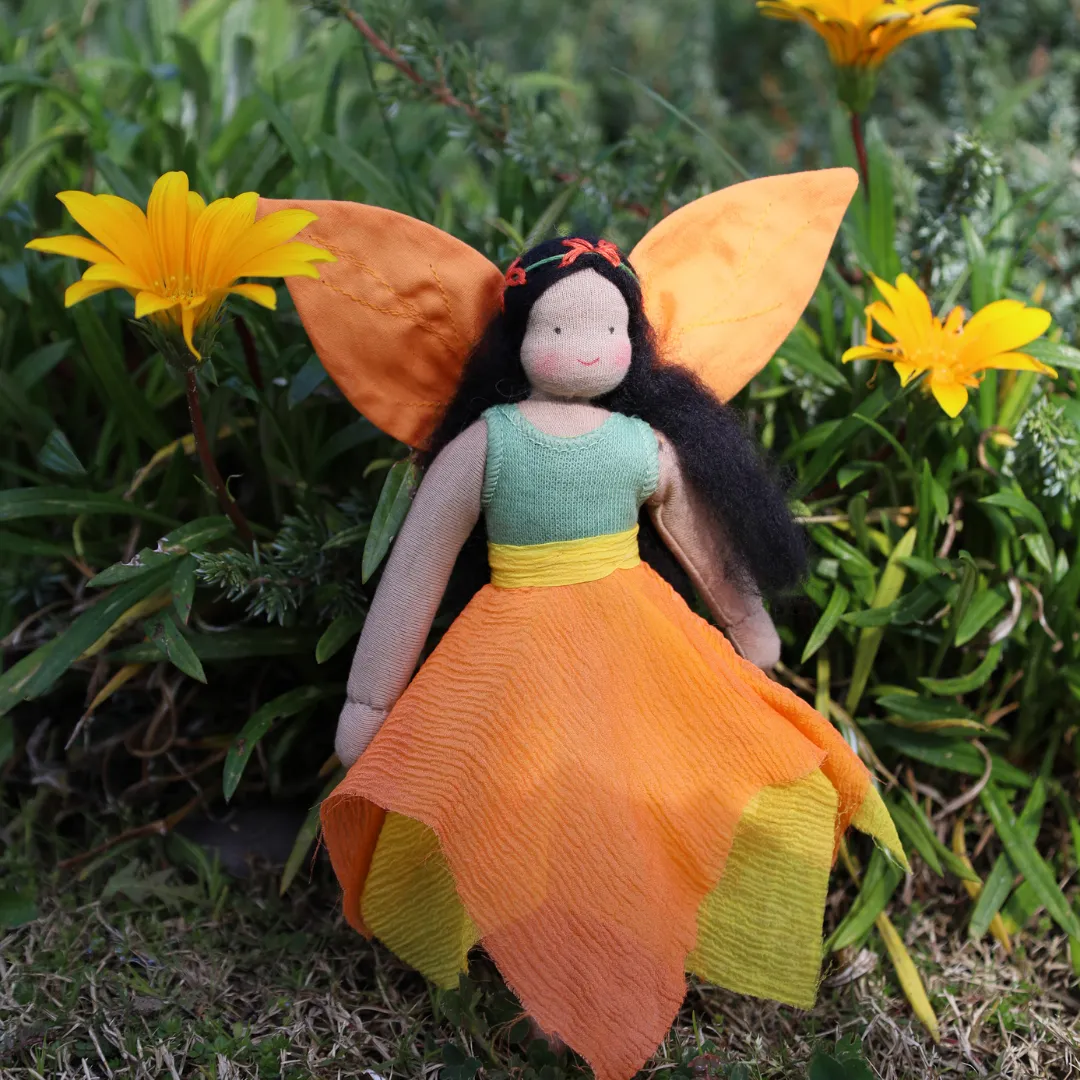 Evi Doll Kerchief Fairy, Marigold