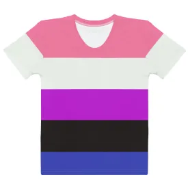 Gender Fluid Pride Flag Fitted T-shirt