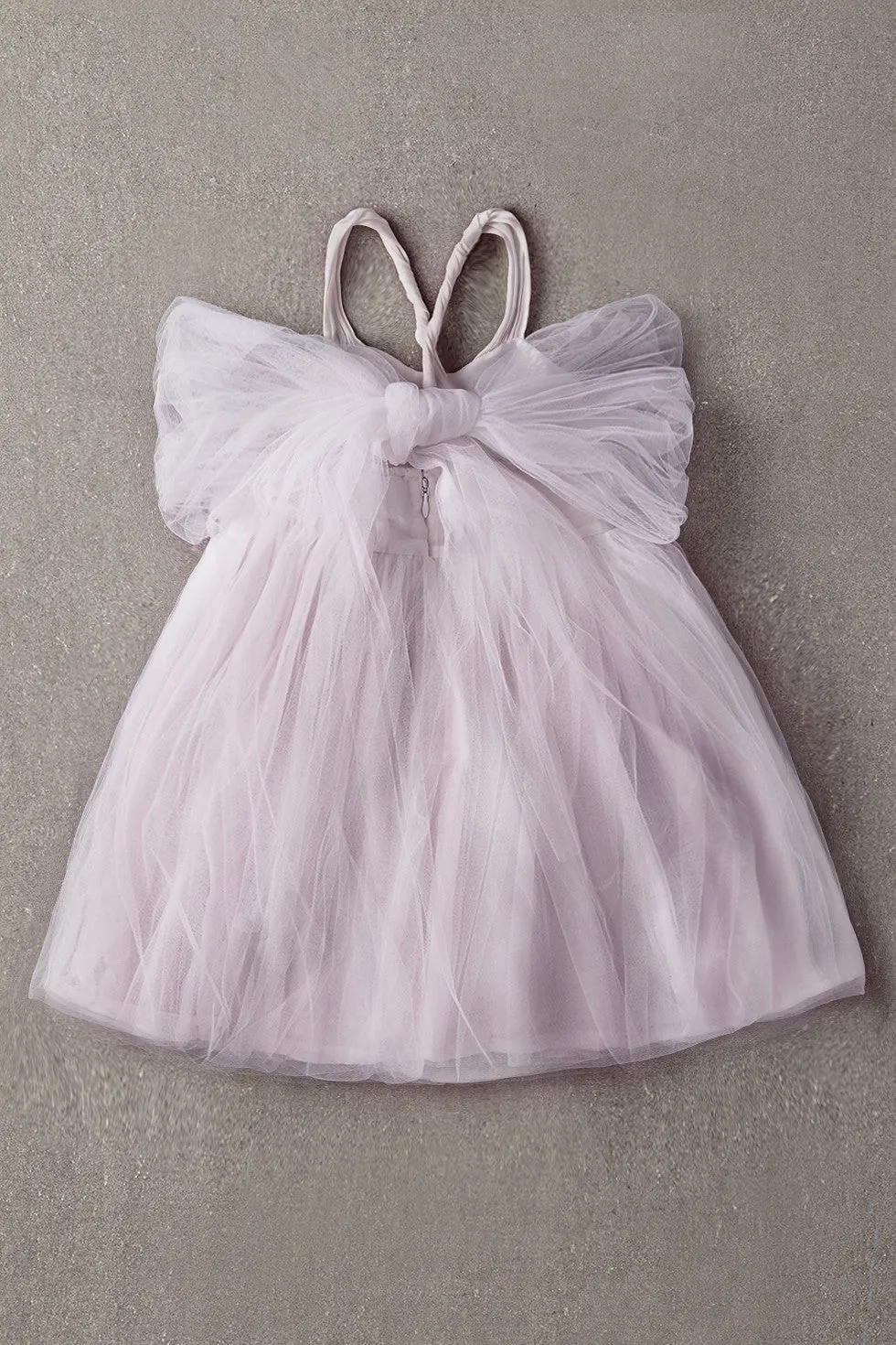 Girls Dress Nellystella Peach - Lavender Fog