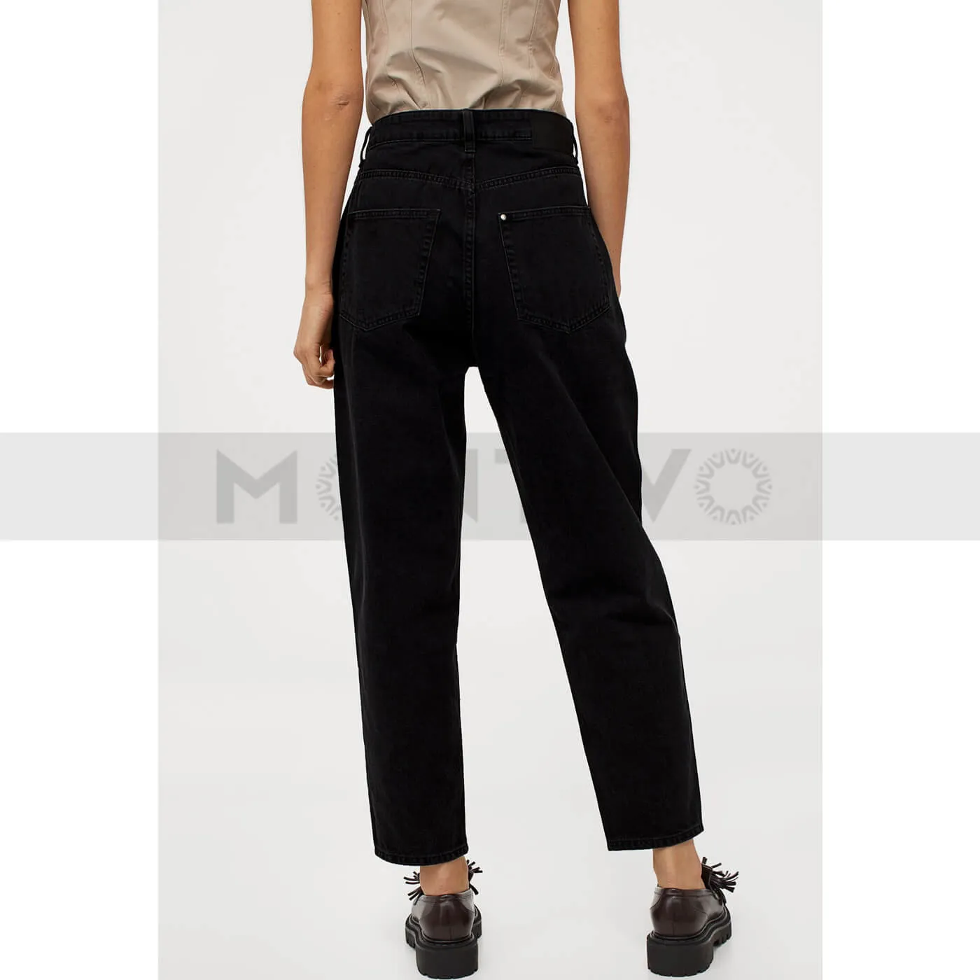 HM Mom Black Ultra High Jeans