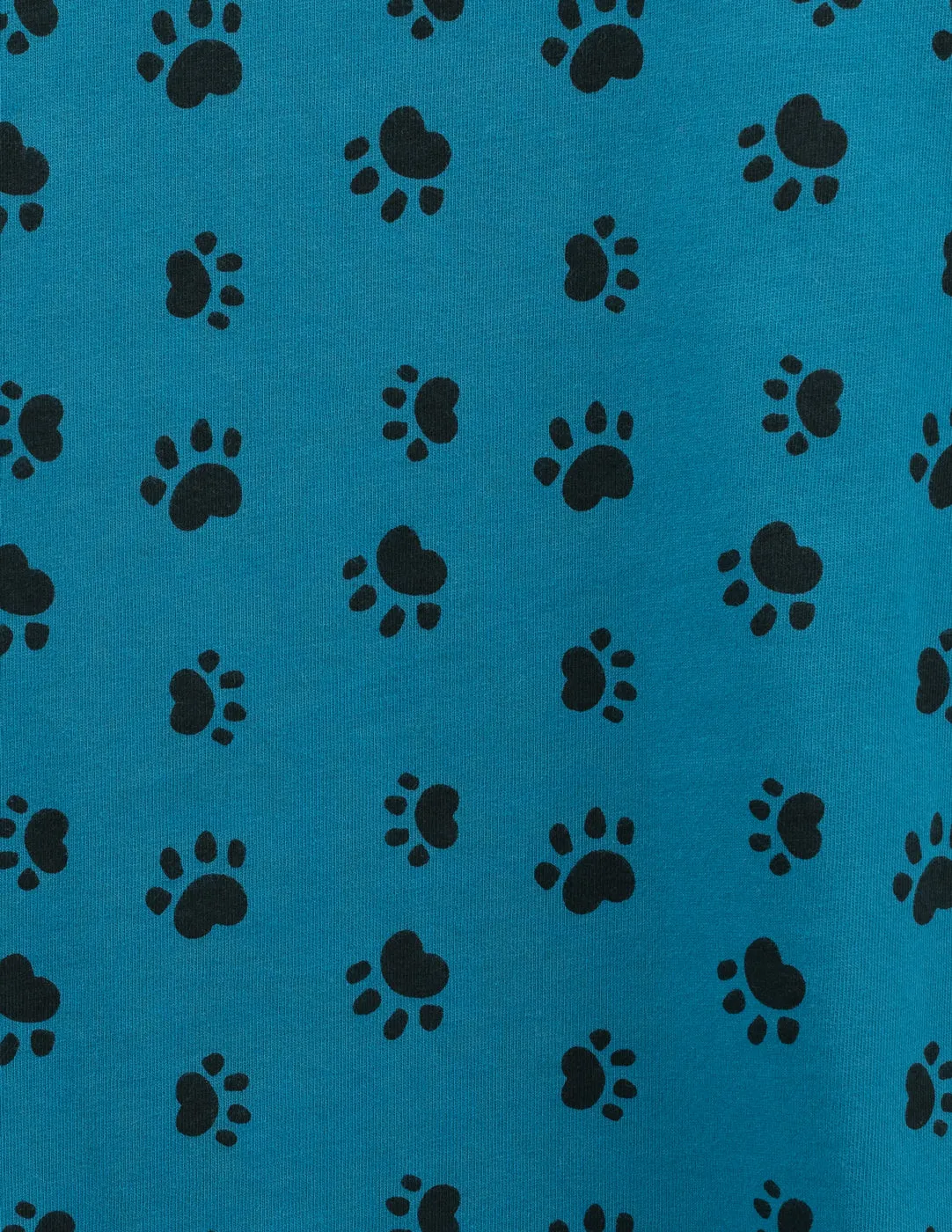 Kids Dog Blue Paw Print Pajamas