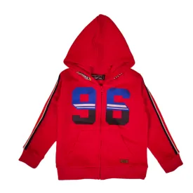 Kids Next Sweatshirt With Zipper - Red