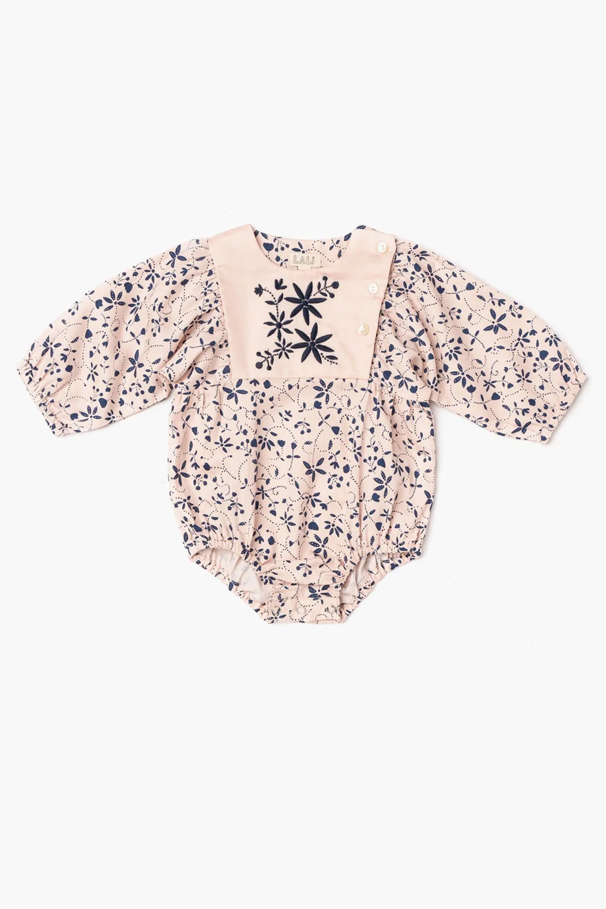 Lali Kids Mila Baby Girls Romper - Pink Vines