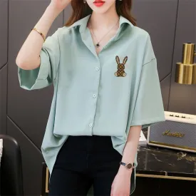 Loose-Fit Fresh Fiber Casual Plus Shirt