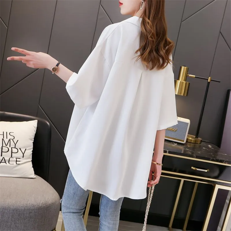 Loose-Fit Fresh Fiber Casual Plus Shirt