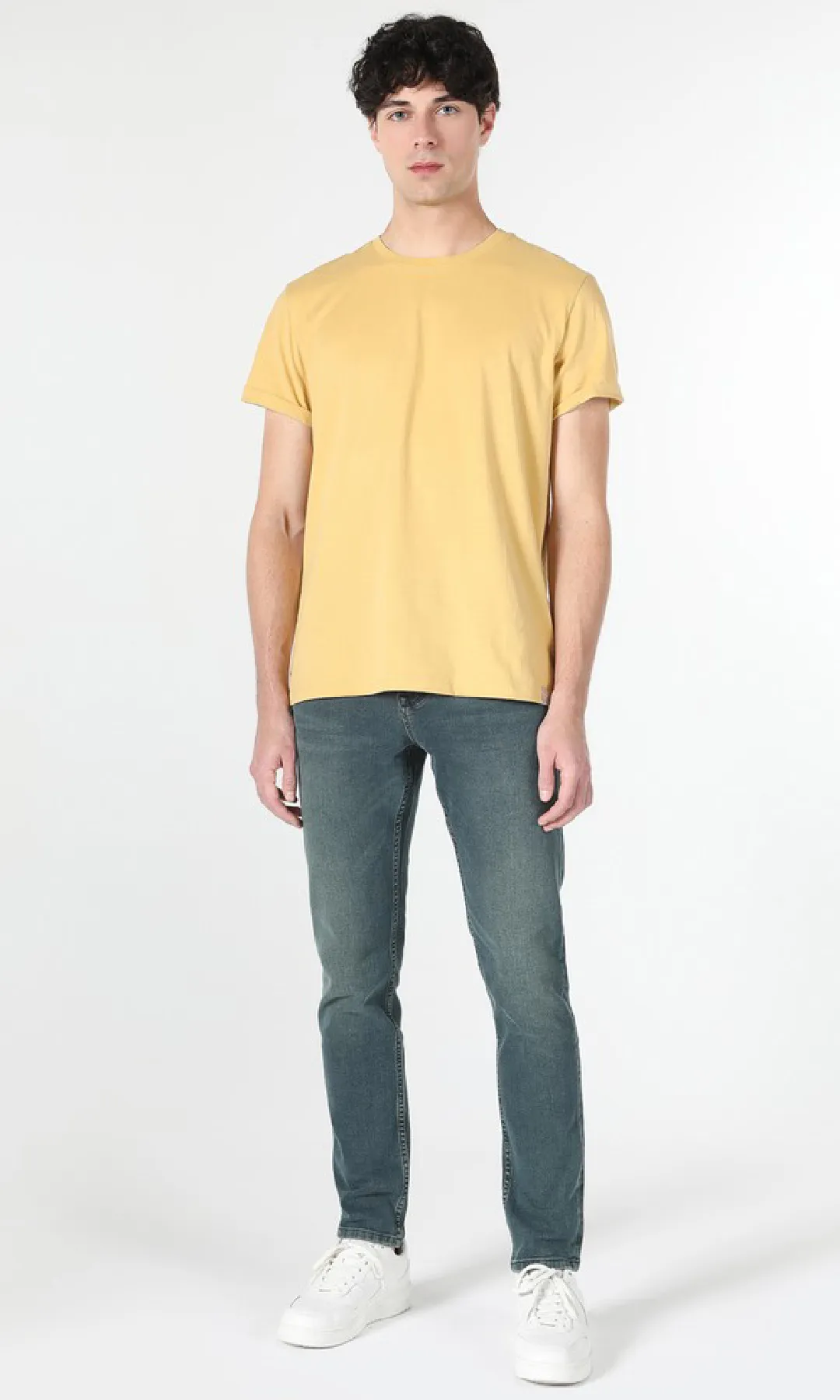 Men Basic T-Shirt COLIN'S (Yellow)