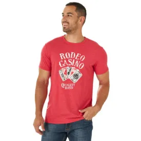 Mens Wrangler Rodeo Casino S/S T-Shirt - MQ6179R