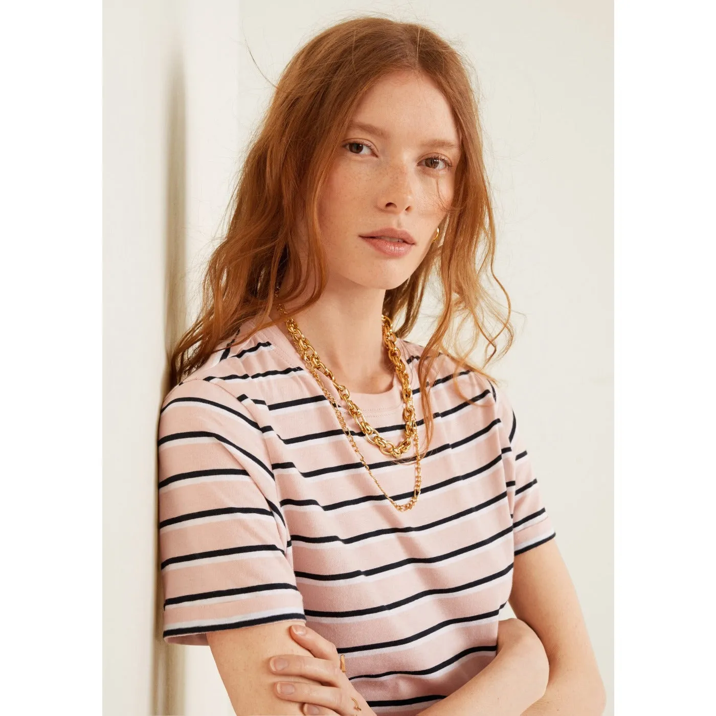 MNG Stripes Cotton Tshirt