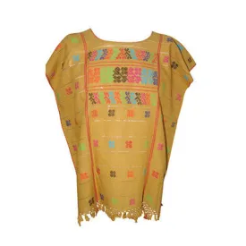 Mustard Hermoso Huipil Blouse