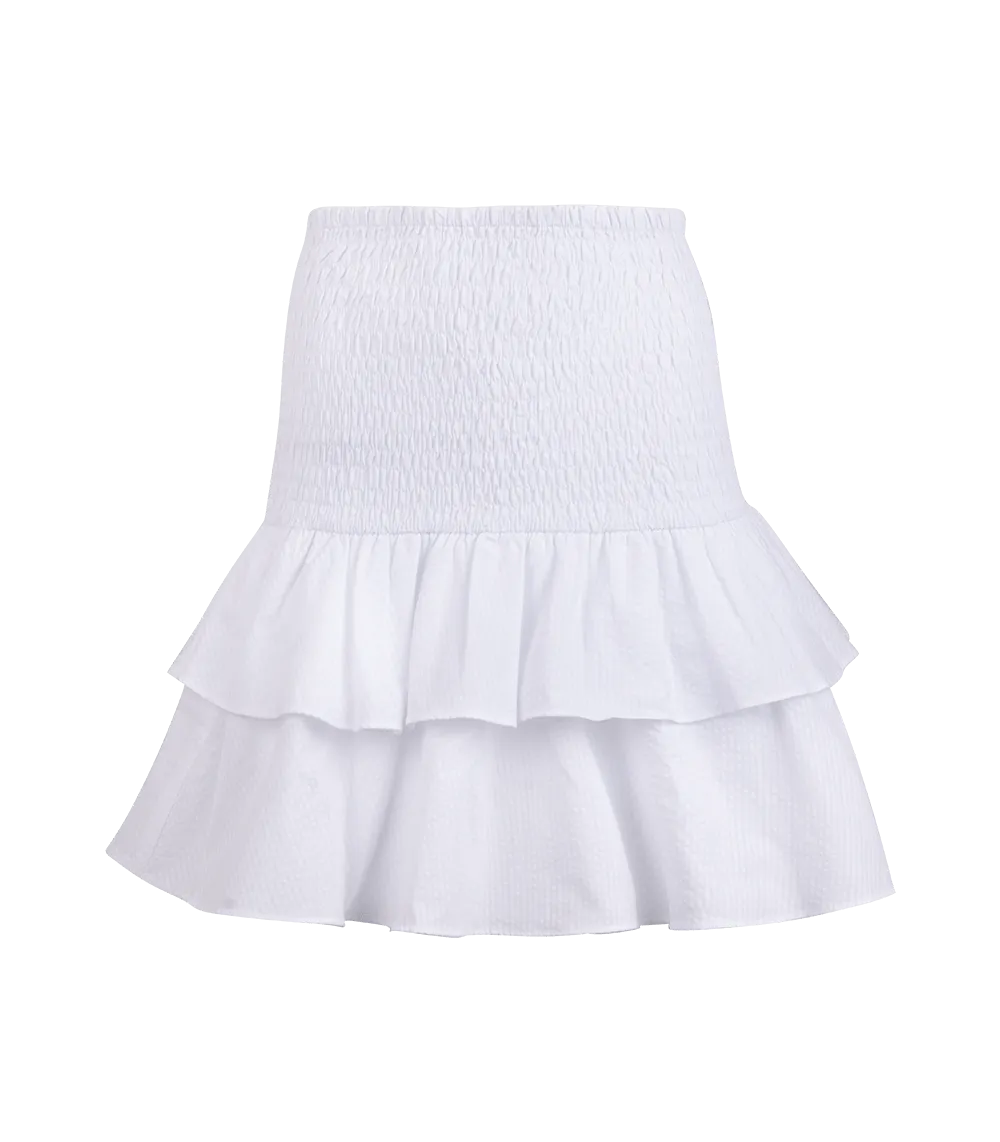 Nafsika Smocked Short Skirt