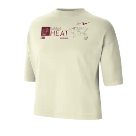 Nike Miami HEAT Global Women's Boxy Crop Tee