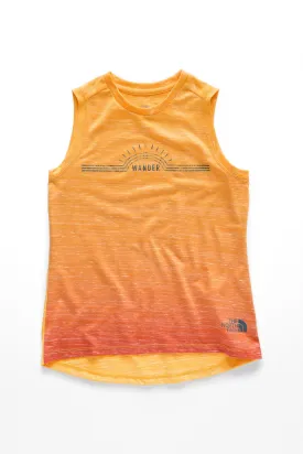 North Face Girls Long And Short Of It Tank - Atomic (Size 5 left)