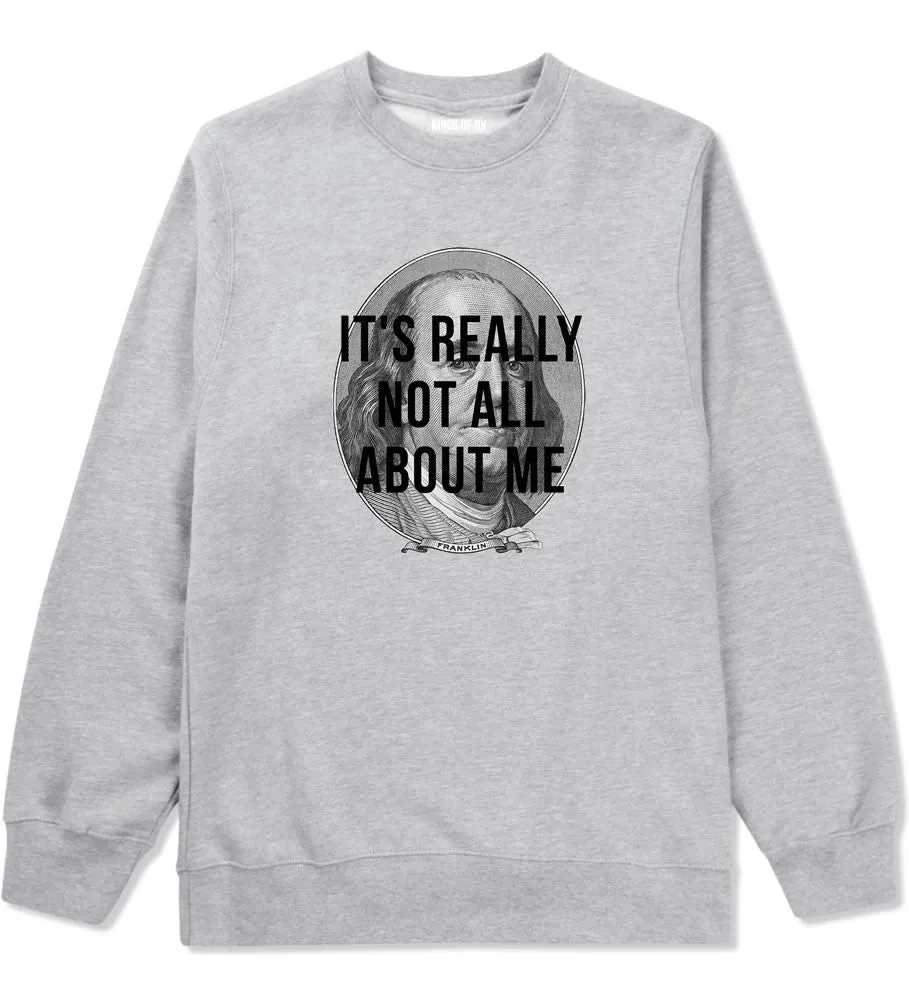 Not All About The Benjamins Money Boys Kids Crewneck Sweatshirt