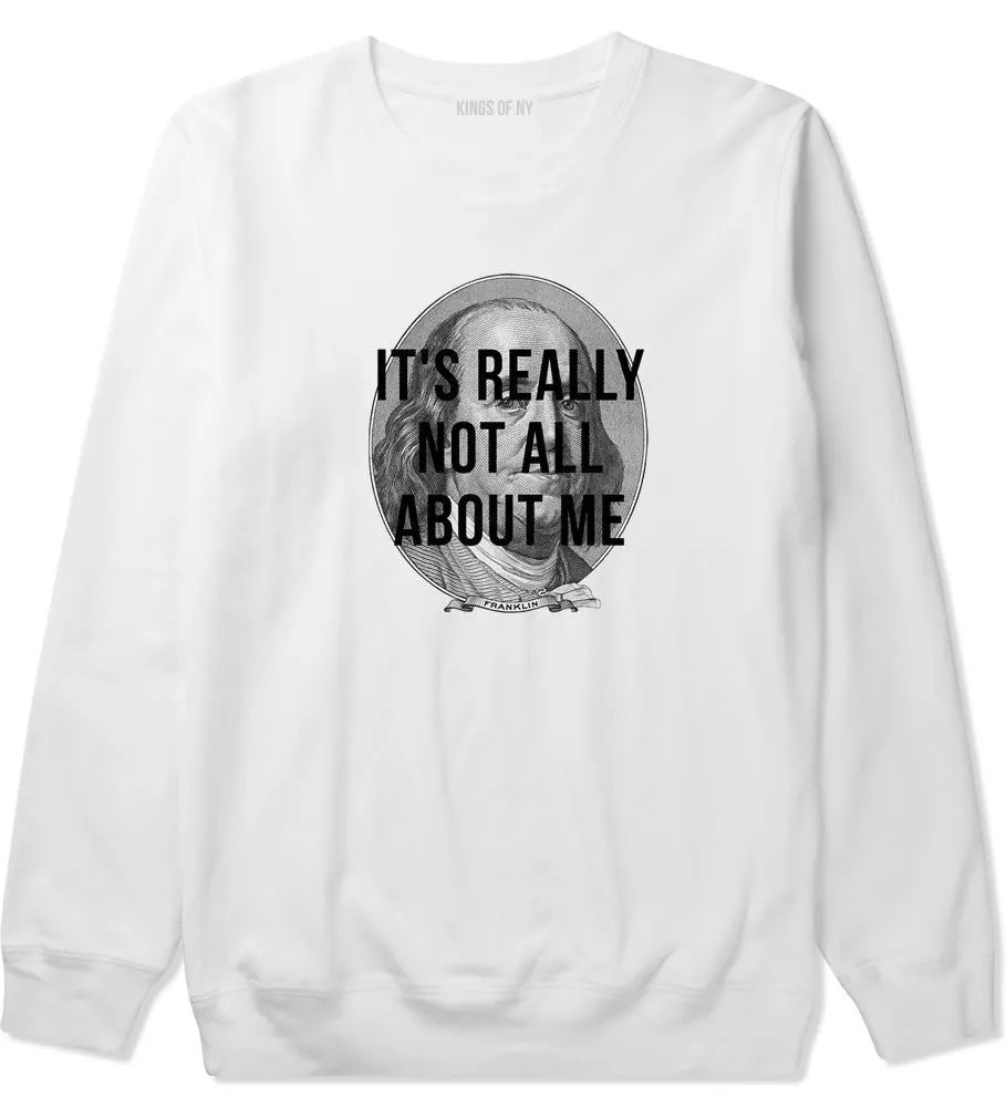 Not All About The Benjamins Money Boys Kids Crewneck Sweatshirt