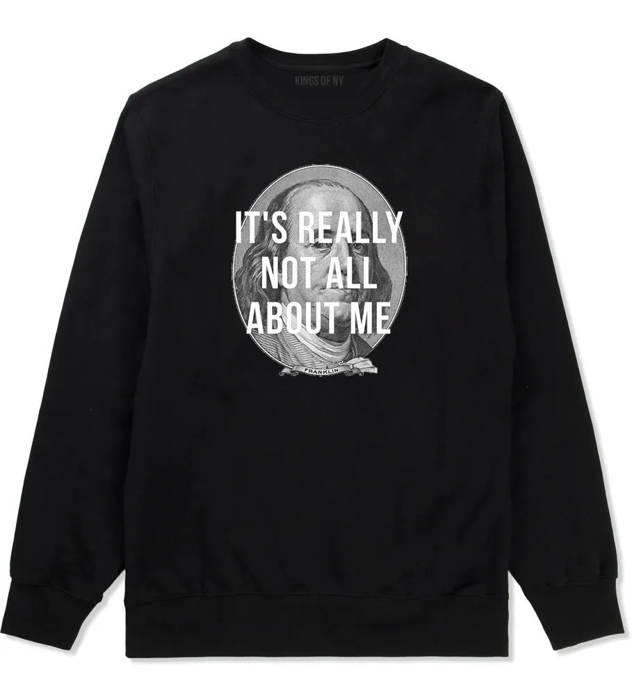 Not All About The Benjamins Money Boys Kids Crewneck Sweatshirt