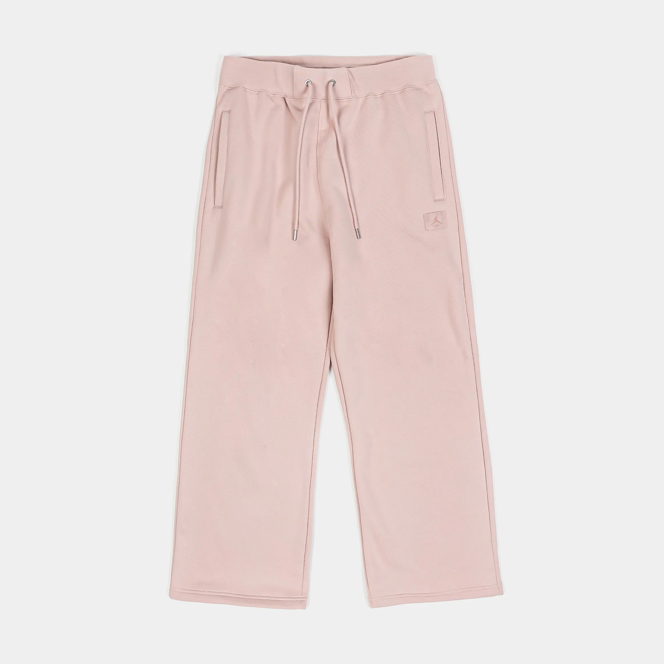 NSW Flight Fleece Open Hem Womens Pants (Pink/White)