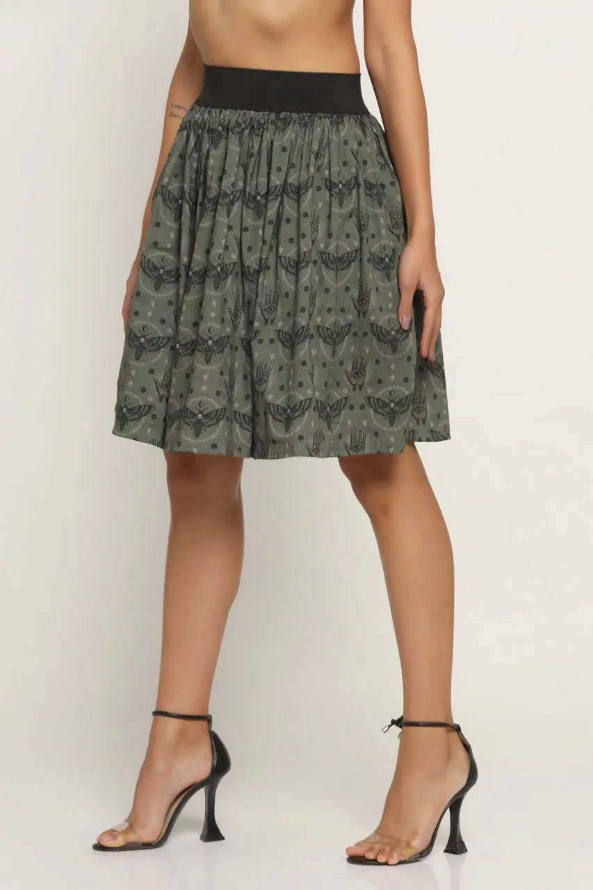 Paislry printed Skirt