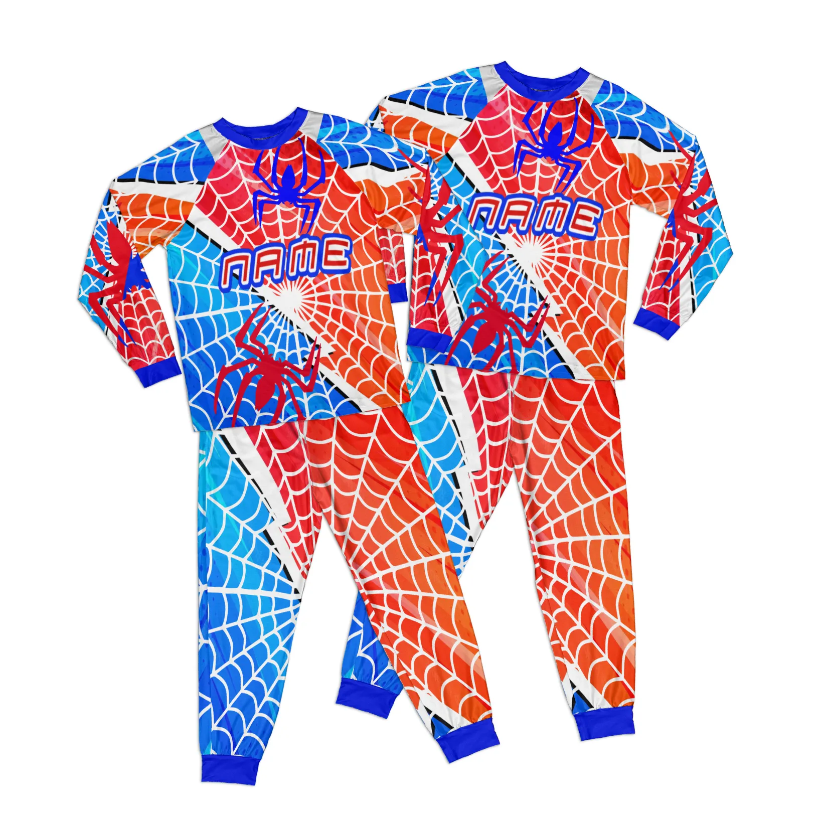 Personalized Family Pajama Sets | Matching Xmas Jammies for KIDS | Christmas Holiday family PJs | Spider Man nightsuit