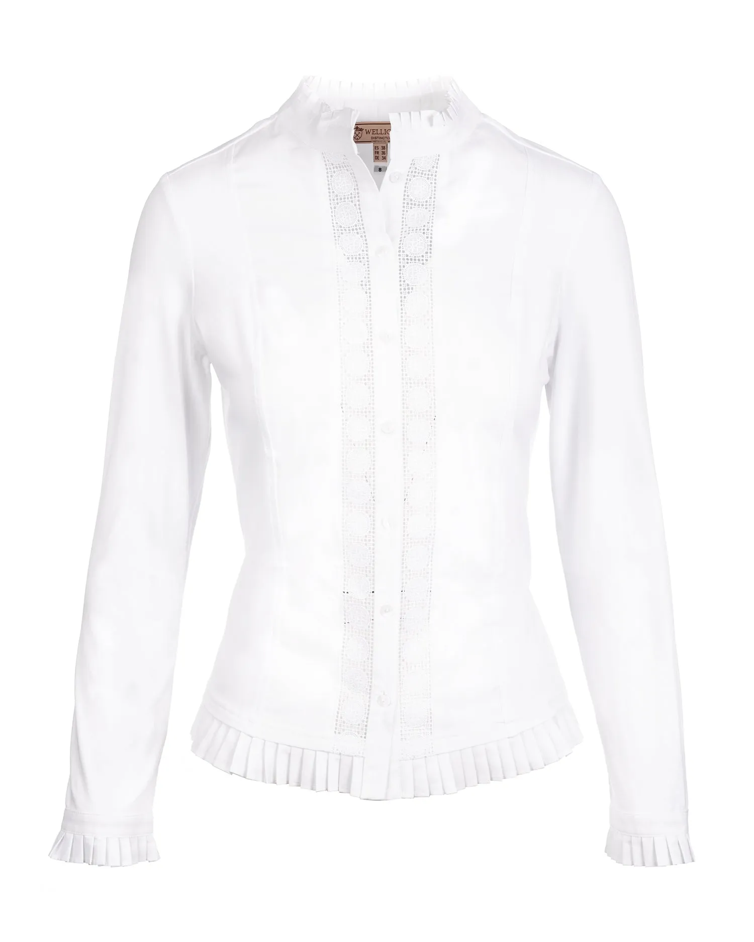 Phoebe White Frill Shirt