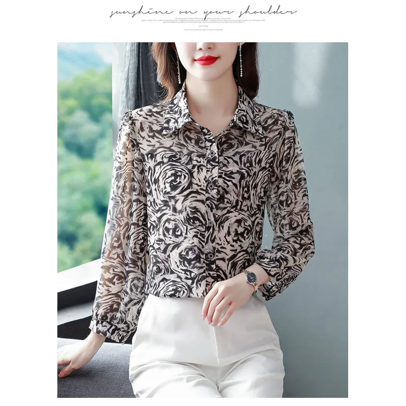 Plus Noble Chiffon Shirt