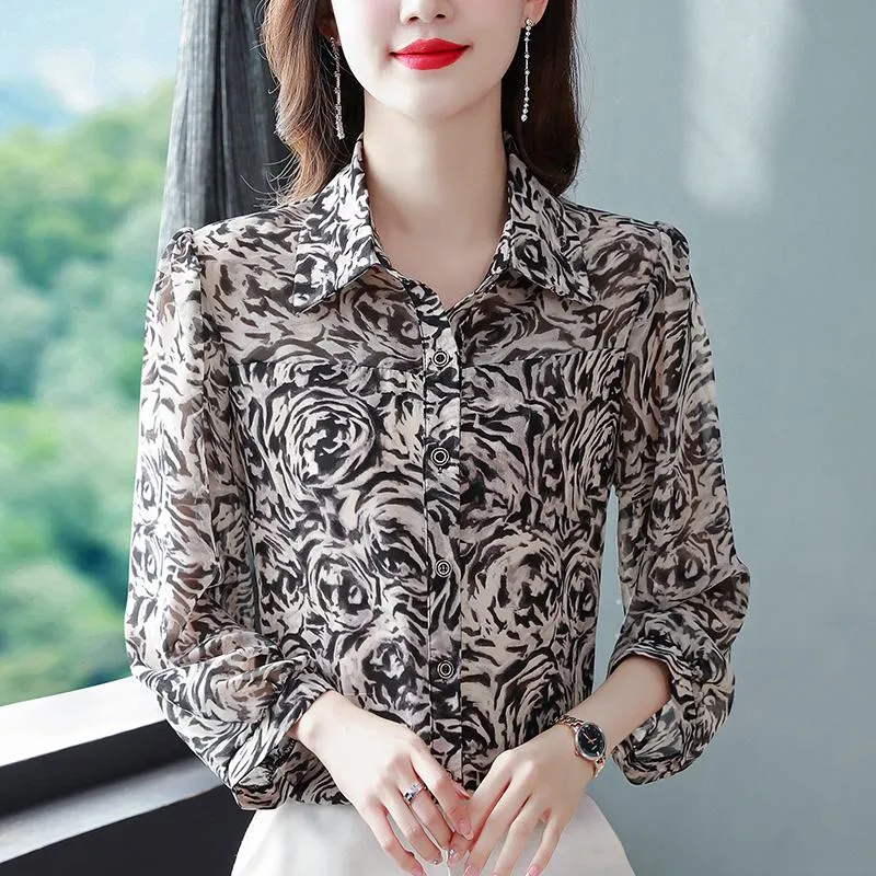 Plus Noble Chiffon Shirt