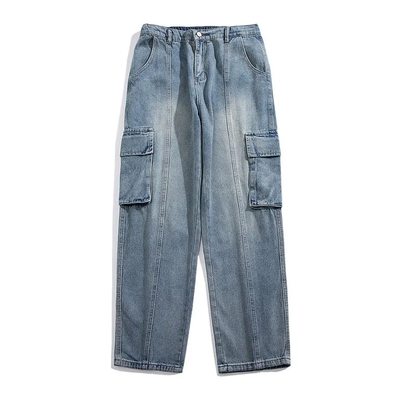 Pocket Workwear Loose Fit Retro Jeans