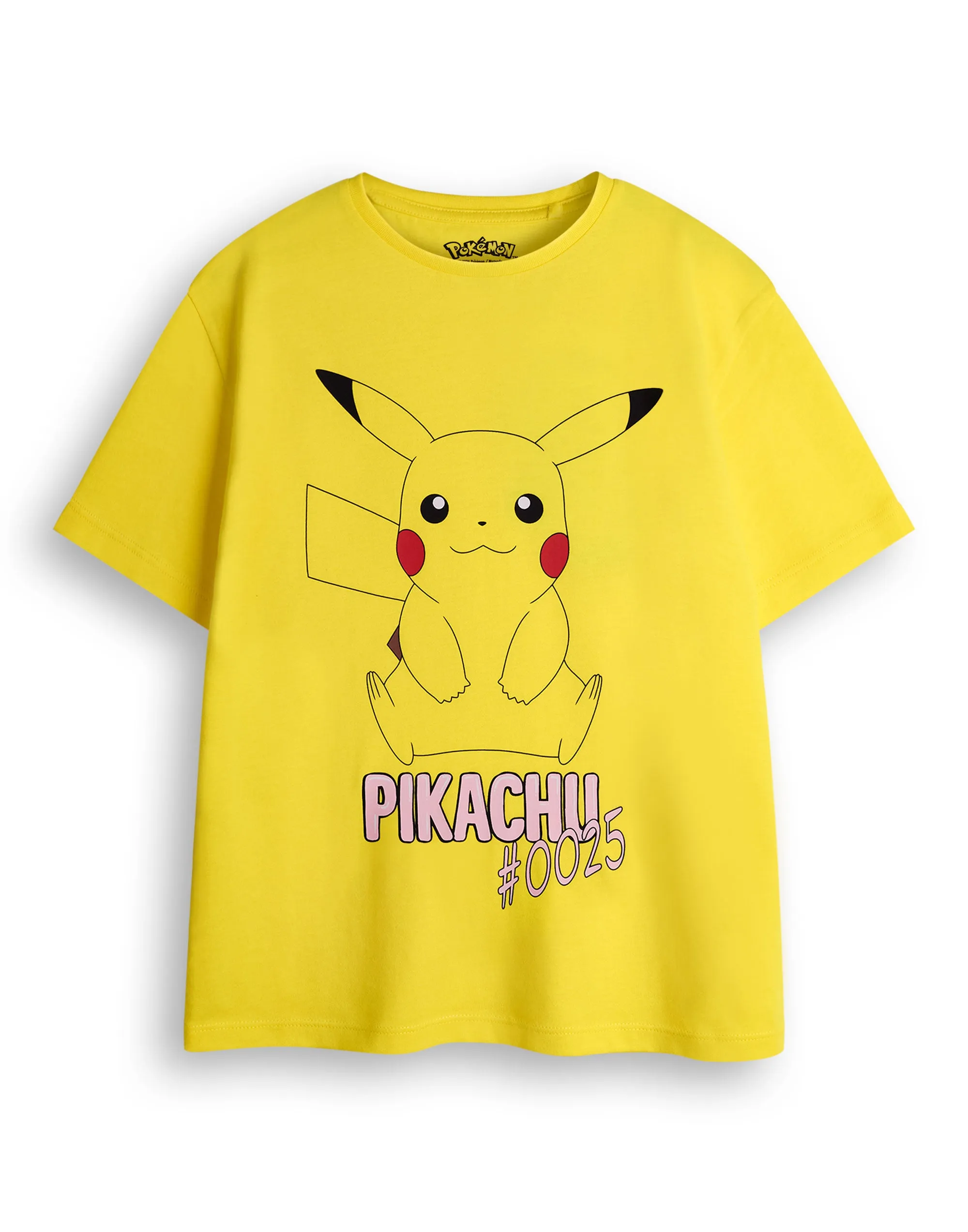 Pokemon Pikachu, Eevee & Jigglypuff Girls Multicoloured Multi-Pack of 3 Short-Sleeved T-Shirts