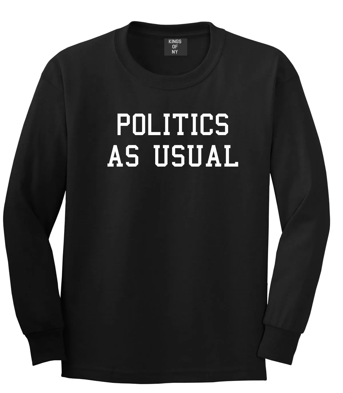 Politics As Usual Long Sleeve Boys Kids T-Shirt