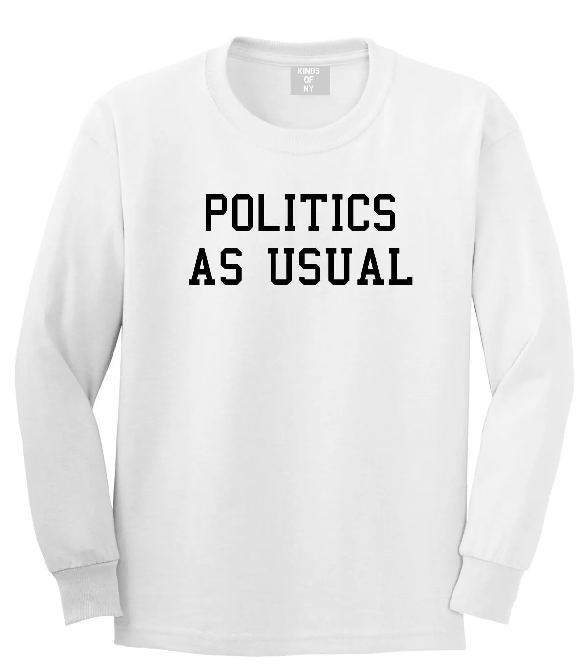 Politics As Usual Long Sleeve Boys Kids T-Shirt