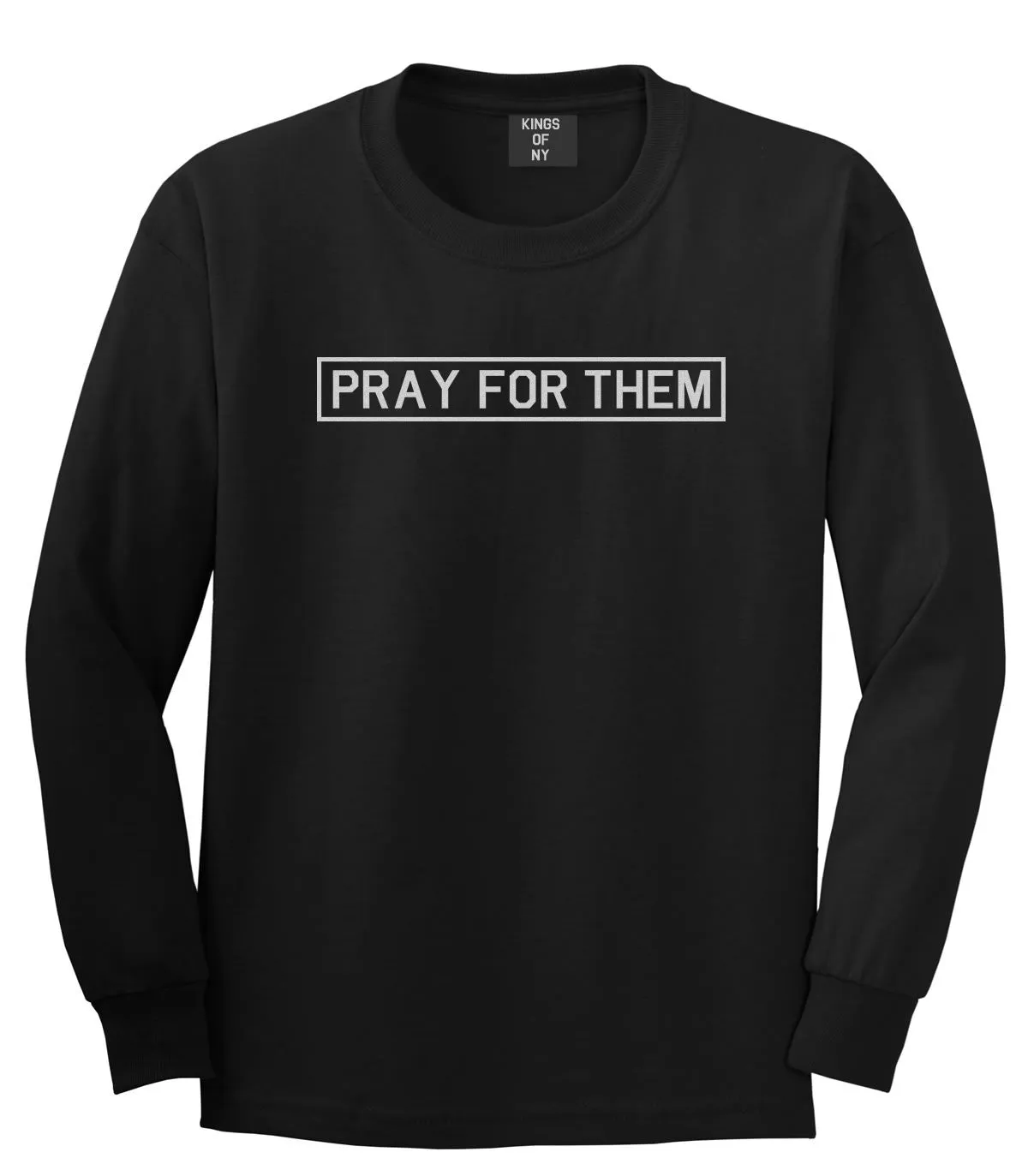 Pray For Them Fall15 Boys Kids Long Sleeve T-Shirt